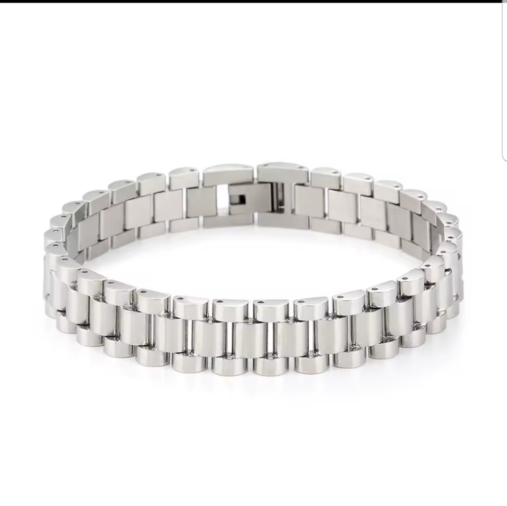 Stainless steel Cuban Bracelet Women Men Unisex